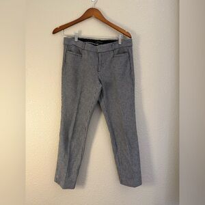 Womens Gray Checkered Pants